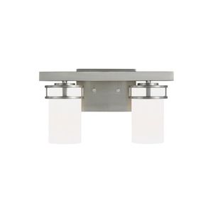 GL4421602EN3962 Robie 2 Bulb Bathroom Lighting - Brushed Nickel