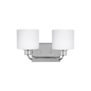 GL442880205 Canfield 2 Bulb Bathroom Lighting - Chrome