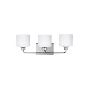 GL442880305 Canfield 3 Bulb Bathroom Lighting - Chrome