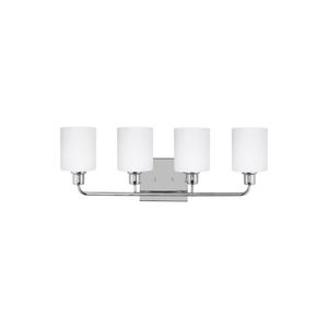 GL442880405 Canfield 4 or More Bulb Bathroom Lighting - Chrome