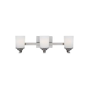 GL4430703EN3962 Kemal 3 Bulb Bathroom Lighting - Brushed Nickel