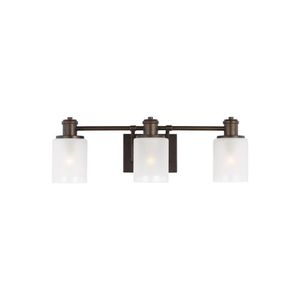 GL4439803710 Norwood 3 Bulb Bathroom Lighting - Bronze