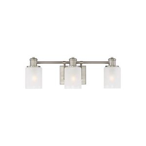 GL4439803962 Norwood 3 Bulb Bathroom Lighting - Brushed Nickel