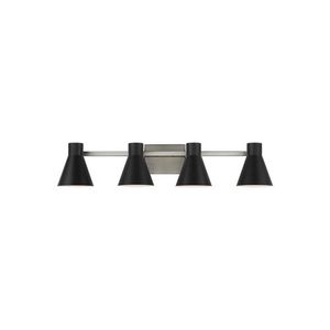 GL4441304962 Towner 4 or More Bulb Bathroom Lighting - Black / Brushed Nickel GL4441304962 Towner 4 or More Bulb Bathroom Lighting - Black / Brushed Nickel