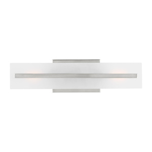 GL4454302962 Dex 2 Bulb Bathroom Lighting - Brushed Nickel