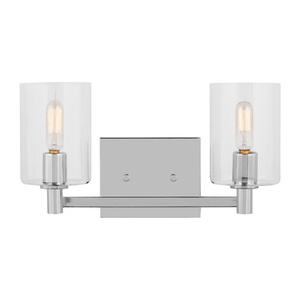 GL446420205 Fullton 2 Bulb Bathroom Lighting - Chrome