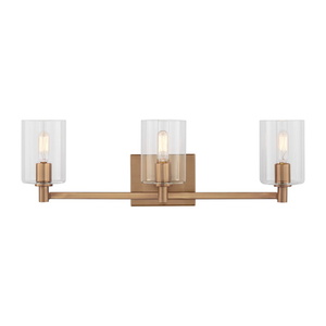 GL4464203848 Fullton 3 Bulb Bathroom Lighting - Satin Brass