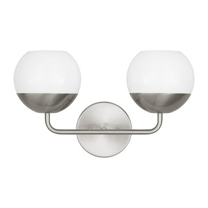 GL4468102962 Alvin 2 Bulb Bathroom Lighting - Brushed Nickel