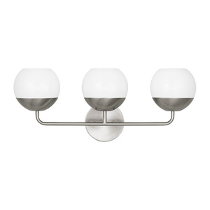 GL4468103962 Alvin 3 Bulb Bathroom Lighting - Brushed Nickel