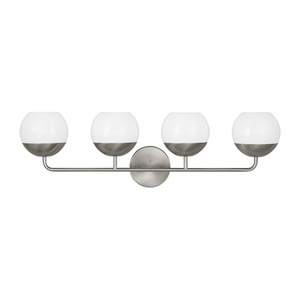GL4468104962 Alvin 4 or More Bulb Bathroom Lighting - Brushed Nickel GL4468104962 Alvin 4 or More Bulb Bathroom Lighting - Brushed Nickel