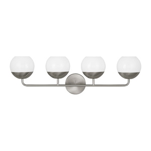 GL4468104EN3962 Alvin 4 or More Bulb Bathroom Lighting - Brushed Nickel