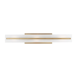 GL4654303EN3848 Dex 3 Bulb Bathroom Lighting - Satin Brass