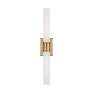 GL4665002848 Keaton 2 Bulb Bathroom Lighting - Satin Brass