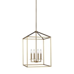 GL5115004848 Perryton Entrance / Foyer Pendant Light - Satin Brass