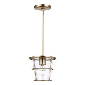 GL6001401848 Tex Down Light Pendant Light - Satin Brass