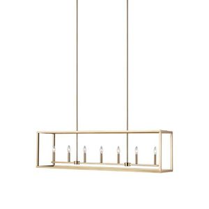 GL6634507848 Moffet Street Linear Pendant Pendant Light - Satin Brass