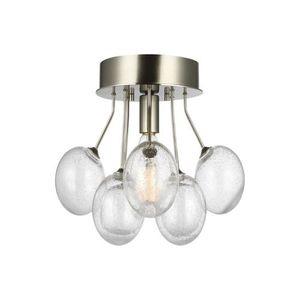 GL7714301962 Bronzeville Semi Flush Mount Ceiling Light - Brushed Nickel