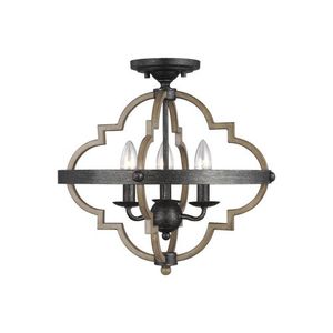 GL7724903846 Socorro Semi Flush Mount Ceiling Light - Stardust