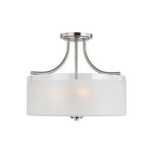 GL7739803962 Norwood Semi Flush Mount Ceiling Light - Brushed Nickel GL7739803962 Norwood Semi Flush Mount Ceiling Light - Brushed Nickel