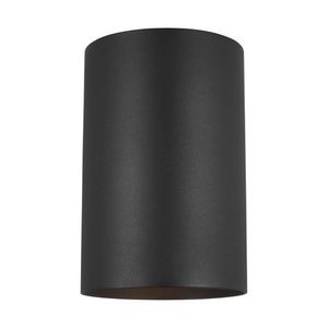 GL831390112 Outdoor Cylinders Entrance Outdoor Wall Light - Black