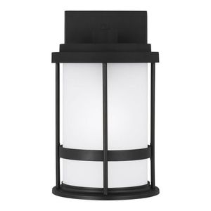 GL8590901D12 Wilburn Entrance Outdoor Wall Light - Black