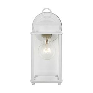 GL859315 New Castle Entrance Outdoor Wall Light - White