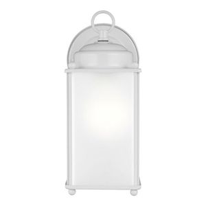 GL859300115 New Castle Entrance Outdoor Wall Light - White