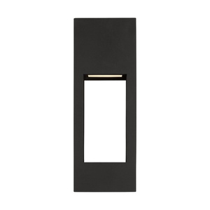 GL8657793S12 Testa Entrance Outdoor Wall Light - Black