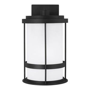 GL8690901D12 Wilburn Entrance Outdoor Wall Light - Black