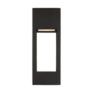 GL8757793S12 Testa Entrance Outdoor Wall Light - Black