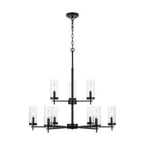 GL3190309112 Zire Mid Sized Chandelier Chandelier - Midnight Black