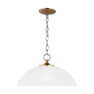 GL6516501EN3848 Geary Down Light Pendant Light - Satin Brass