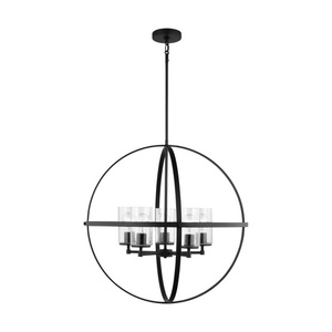 GL3124675112 Alturas Mid Sized Chandelier Chandelier - Midnight Black