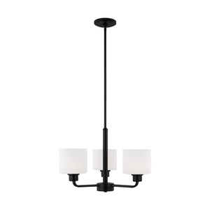 GL3128803112 Canfield Mini Chandelier - Midnight Black