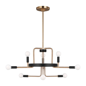 GL3000909848 Royce Mid Sized Chandelier Chandelier - Satin Brass