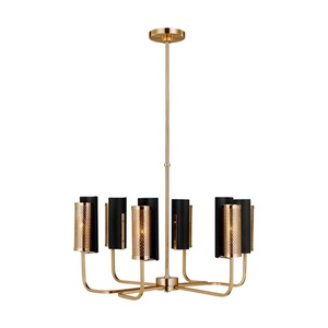 GL3000806848 Cyd Mid Sized Chandelier Chandelier - Satin Brass