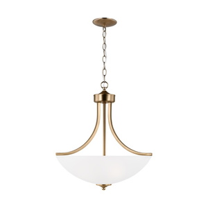 GL6616503EN3848 Geary Up Light Pendant Light - Satin Brass