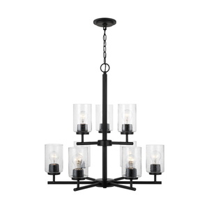 GL31172112 Oslo Mid Sized Chandelier Chandelier - Midnight Black GL31172112 Oslo Mid Sized Chandelier Chandelier - Midnight Black
