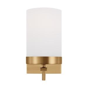 GL4190301848 Zire 1 Bulb Wall Sconce - Satin Brass