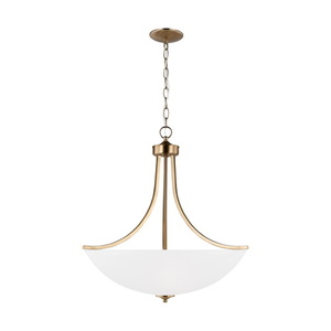 GL6616504848 Geary Up Light Pendant Light - Satin Brass