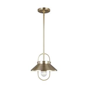 GL6001101848 Dormer Mini-Pendant Pendant Light - Satin Brass