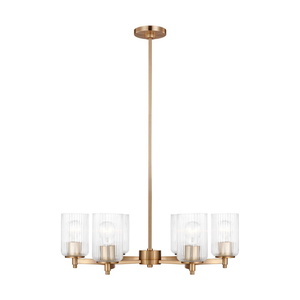 GL3000606848 Beaumont Mid Sized Chandelier Chandelier - Satin Brass