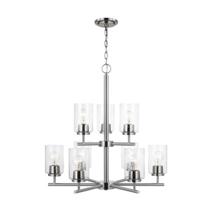 GL31172962 Oslo Mid Sized Chandelier Chandelier - Brushed Nickel GL31172962 Oslo Mid Sized Chandelier Chandelier - Brushed Nickel