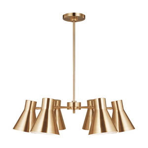 GL3000506848 Chet Mid Sized Chandelier Chandelier - Satin Brass