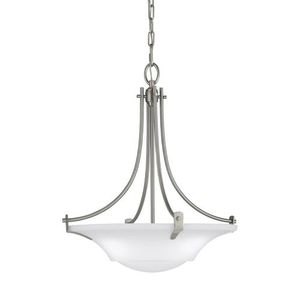 GLF2246EN33BS Barrington Up Light Pendant Light - Brushed Steel