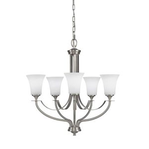 GLF2252EN35BS Barrington Mid Sized Chandelier Chandelier - Brushed Steel