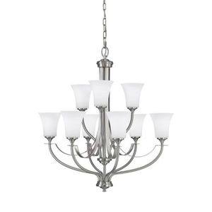 GLF2253EN39BS Barrington Mid Sized Chandelier Chandelier - Brushed Steel