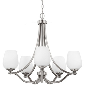 GLF29605SN Vintner Mid Sized Chandelier Chandelier - Satin Nickel GLF29605SN Vintner Mid Sized Chandelier Chandelier - Satin Nickel