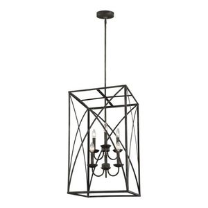 GLF3197EN6IO Greenbrier Entrance / Foyer Pendant Light - Iron Oxide