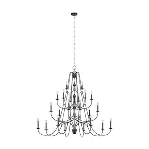 GLF3208EN24AF Boughton Mid Sized Chandelier Chandelier - Antique Forged Iron